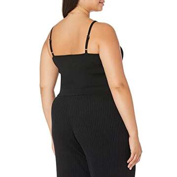 The Drop Women's Black Catalina Sweater Bralette