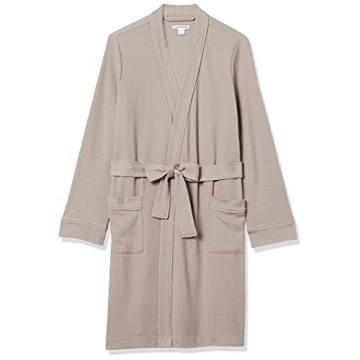Amazon Essentials Lightweight Waffle Mid-Length Robe