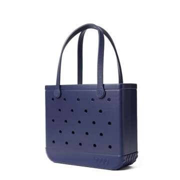 BOGG BAG - Medium Tote - Are You Azure - 15in L x 5in W x 12.5in H - Beach, Pool, Boat, Work, Sports...