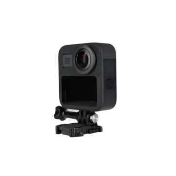 GoPro MAX Waterproof 360 + Traditional Camera with Touch Screen Spherical 5.6K30 HD Video 16.6MP 360 Photos 1080p Live Streaming Stabilization (Renewed)