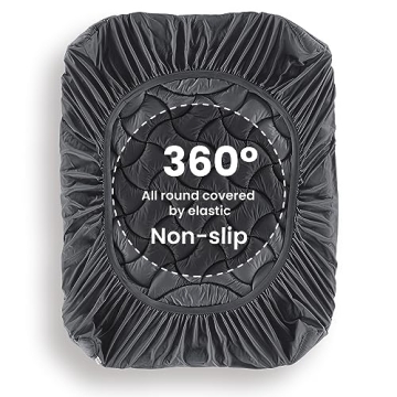 Cooling Queen Mattress Topper with Deep Pocket Design