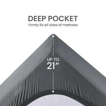 Cooling Queen Mattress Topper with Deep Pocket Design