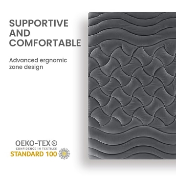 Cooling Queen Mattress Topper with Deep Pocket Design