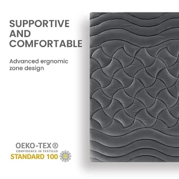 Cooling Queen Mattress Topper with Deep Pocket Design