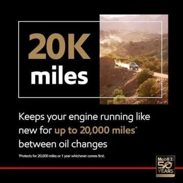 Mobil 1 High Mileage Full Synthetic Motor Oil 5W-30 - 5 Quart