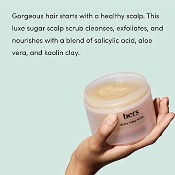 hers Detox Scalp Scrub with Salicylic Acid and Aloe Vera