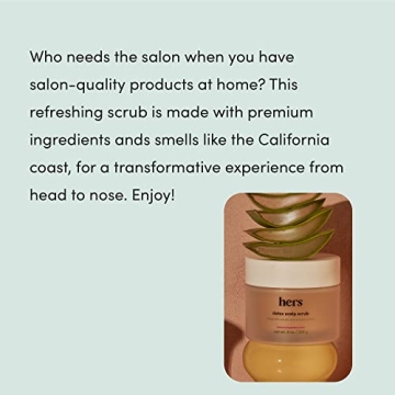 hers Detox Scalp Scrub with Salicylic Acid and Aloe Vera