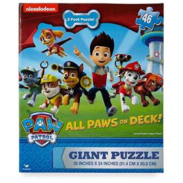 Paw Patrol Giant Puzzle (46-Piece) - Perfect for Young Fans!
