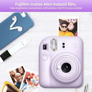FUJIFILM Instax Mini 12 Holiday Bundle in Lilac Purple