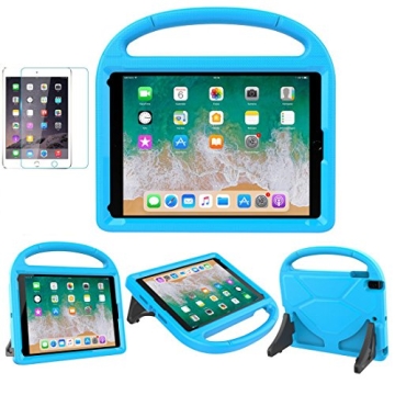 SUPLIK Kids Case for iPad 5th/6th Gen - Ultimate Protection with Stand & Handle