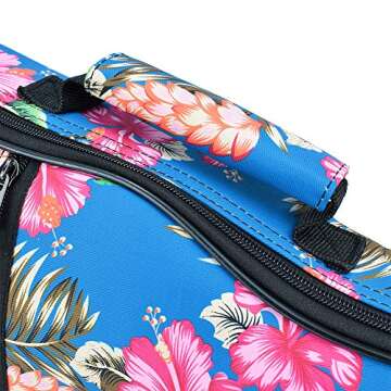 CLOUDMUSIC Padded Ukulele Case 23" Concert Backpack