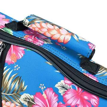 CLOUDMUSIC Padded Ukulele Case 23" Concert Backpack