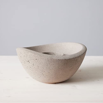 Portable TerraFlame Wave Fire Bowl for Indoor and Outdoor Use