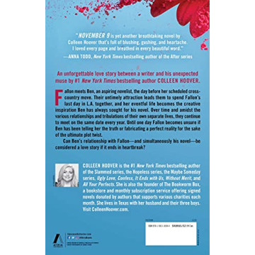 November 9 by Colleen Hoover Unique Love Story