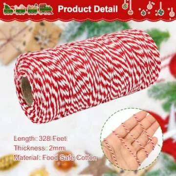 Vivifying Red Butchers Twine for Cooking & Decorating