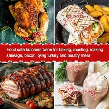 Vivifying Red Butchers Twine for Cooking & Decorating