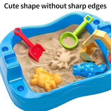 Kids Waterfall Water Table Wall for Toddlers, Double-sided Water Play Toys for 3 4 5 6 7 8 Years Old Boys Girls, 32-Pieces Accessory Activity Sensory Table Outdoor Water Fun Toys for Age 3-8