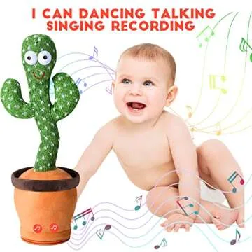 Engaging Talking Cactus Toy for Kids | Adjustable Volume Fun