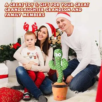 Engaging Talking Cactus Toy for Kids | Adjustable Volume Fun