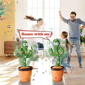 Engaging Talking Cactus Toy for Kids | Adjustable Volume Fun