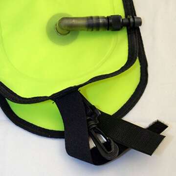 Promate Scuba Diving Inflatable Safety Tube Sausage Signal Marker Buoy Tube