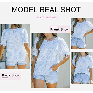 Stylish Dokotoo Floral Blouses for Women - Summer 2024