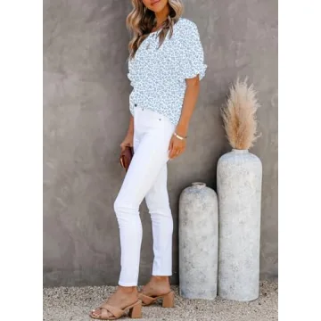 Stylish Dokotoo Floral Blouses for Women - Summer 2024