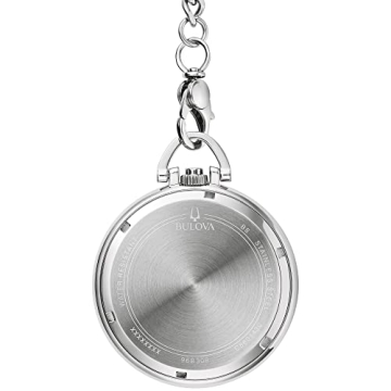 Bulova Classic Stainless Steel Pocket Watch 96B308