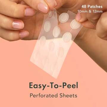 Rael Pimple Patches, Miracle Invisible Spot Cover - Hydrocolloid Acne Patch, Treatment for Breakouts...