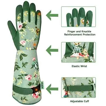 Durable WANCHI Gardening Gloves for Women - Touch Screen