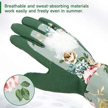 Durable WANCHI Gardening Gloves for Women - Touch Screen