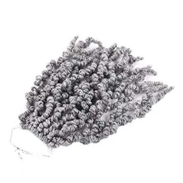 3 Packs Soft Grey Crochet Hair Extensions for Easy Styling
