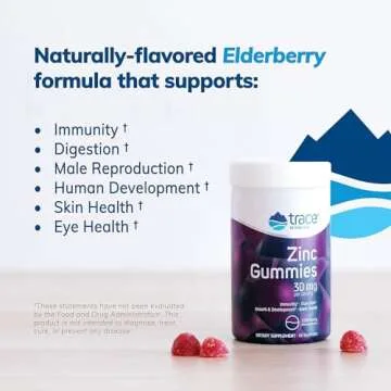 Trace Minerals Zinc Gummies for Immune Support