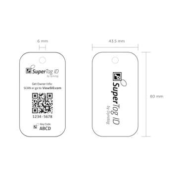 Durable Dynotag Sentry Smart Luggage Tag with Recovery Service