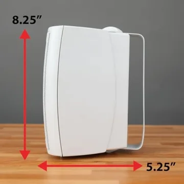 High Performance 4" 3-Way Speakers for Indoor/Outdoor