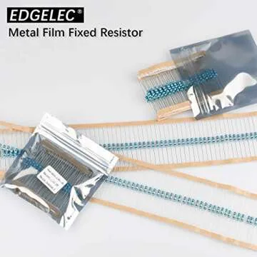 EDGELEC 100pcs 10 ohm Resistor 1W, 1 Watt ±1% Tolerance Metal Film Fixed Resistor, Multiple Values of Resistance Optional