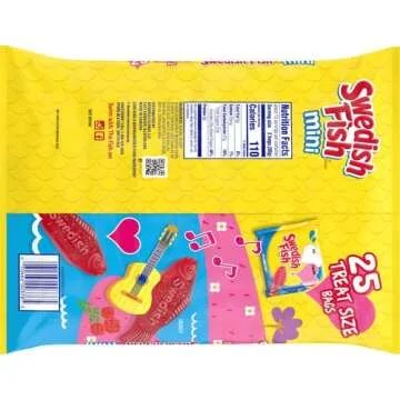 Swedish Fish Fat Free Soft Candy Valentine's Day Pack, 13.23 oz