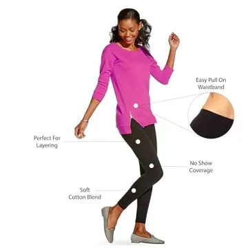 Soft Cotton Leggings for Comfort & Layering - No Nonsense