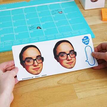 Custom Face Stickers, Pet Stickers, Stickers of Your Face, 3.5" Sticker Sheet - 5 Sheets - Custom Gift