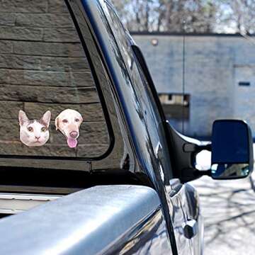 Custom Face Stickers, Pet Stickers, Stickers of Your Face, 3.5" Sticker Sheet - 5 Sheets - Custom Gift