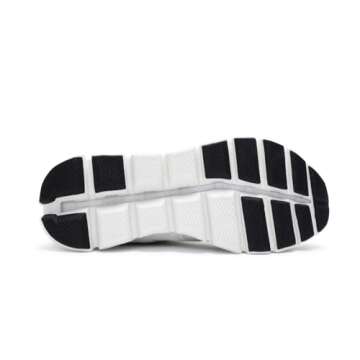 On Running Mens Cloud X Synthetic Textile White Black Trainers 10.5 US