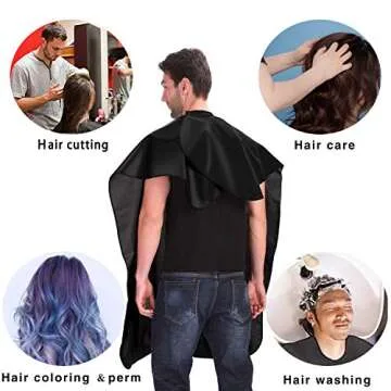 NOOA Professional Waterproof Barber Cape - 2 Packs