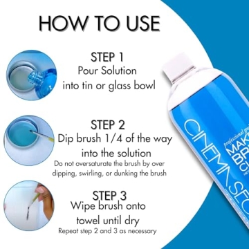 Cinema Secrets Vanilla Brush Cleaner Fast Drying 16 fl oz