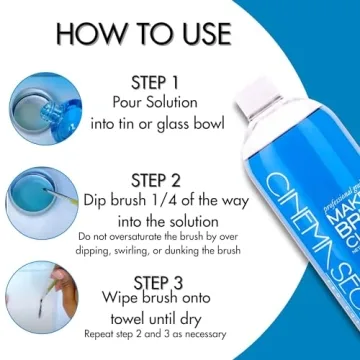 Cinema Secrets Vanilla Brush Cleaner Fast Drying 16 fl oz