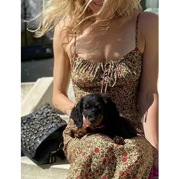 Omoone Womens Floral Slip Dress for Summer Fashion