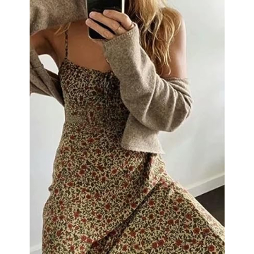 Omoone Womens Floral Slip Dress for Summer Fashion