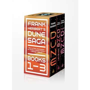 Frank Herbert's Dune Saga 3-Book Boxed Set: Dune, Dune Messiah, and Children of Dune
