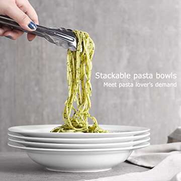 Y YHY Stackable Soup Bowls - Perfect for Everyday & Gifts