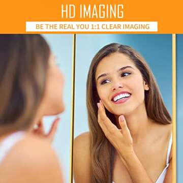 Stylish LOIGYUR Full Length Gold Mirror 67 x 20 Inch