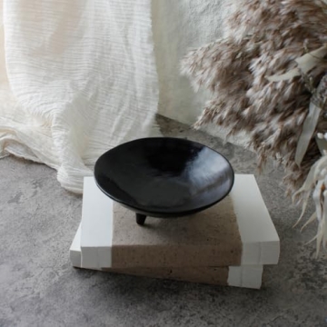 Artisan Wabi Sabi Ceramic Bowl for Home Decor